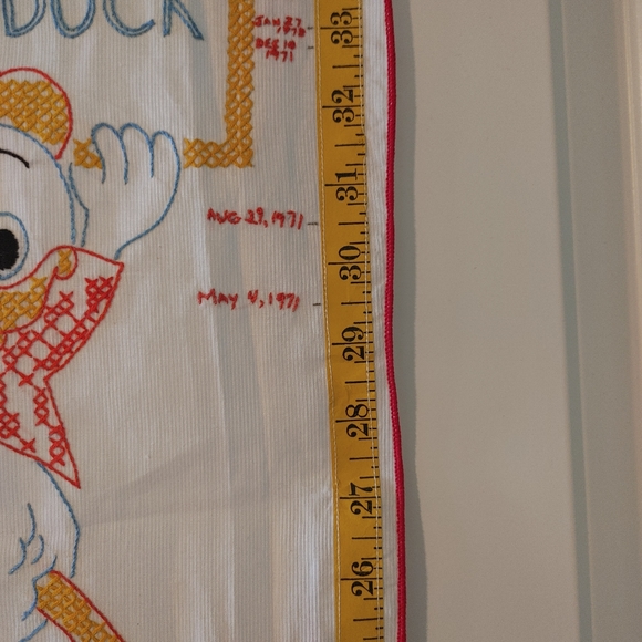 Walt Disney paragon Needlecraft vintage grow chart - Picture 8 of 8